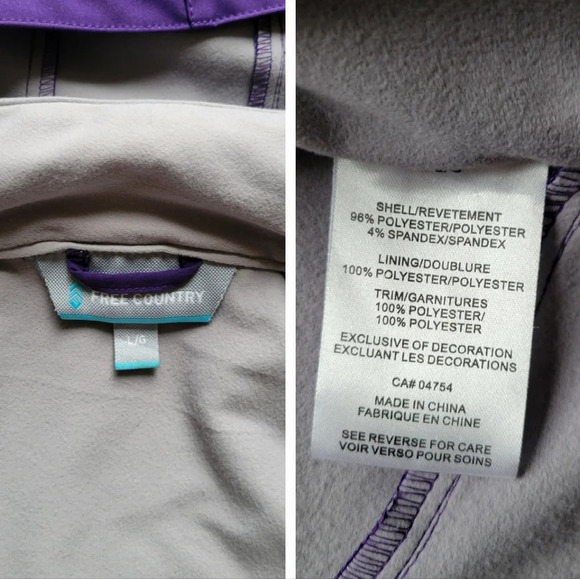 Free Country Soft Shell Water Resistant Jacket - Picture 7 of 11